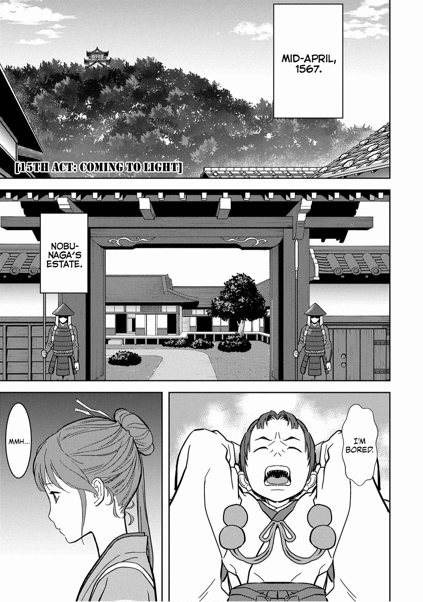 Sengoku Komachi Kuroutan: Noukou Giga Chapter 15 page 1