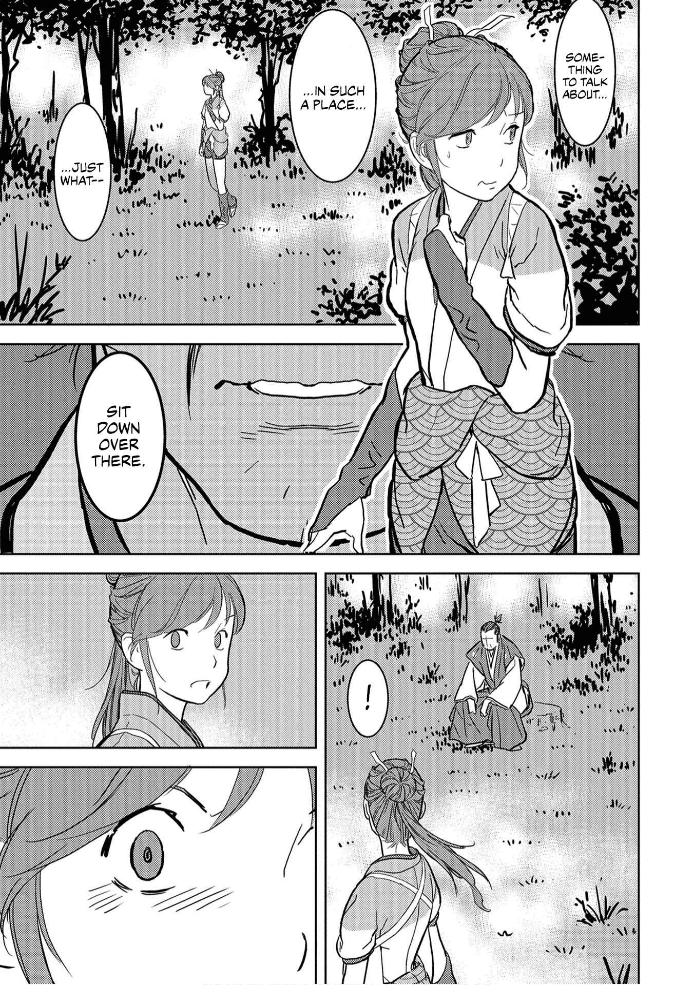 Sengoku Komachi Kuroutan: Noukou Giga Chapter 15 page 33