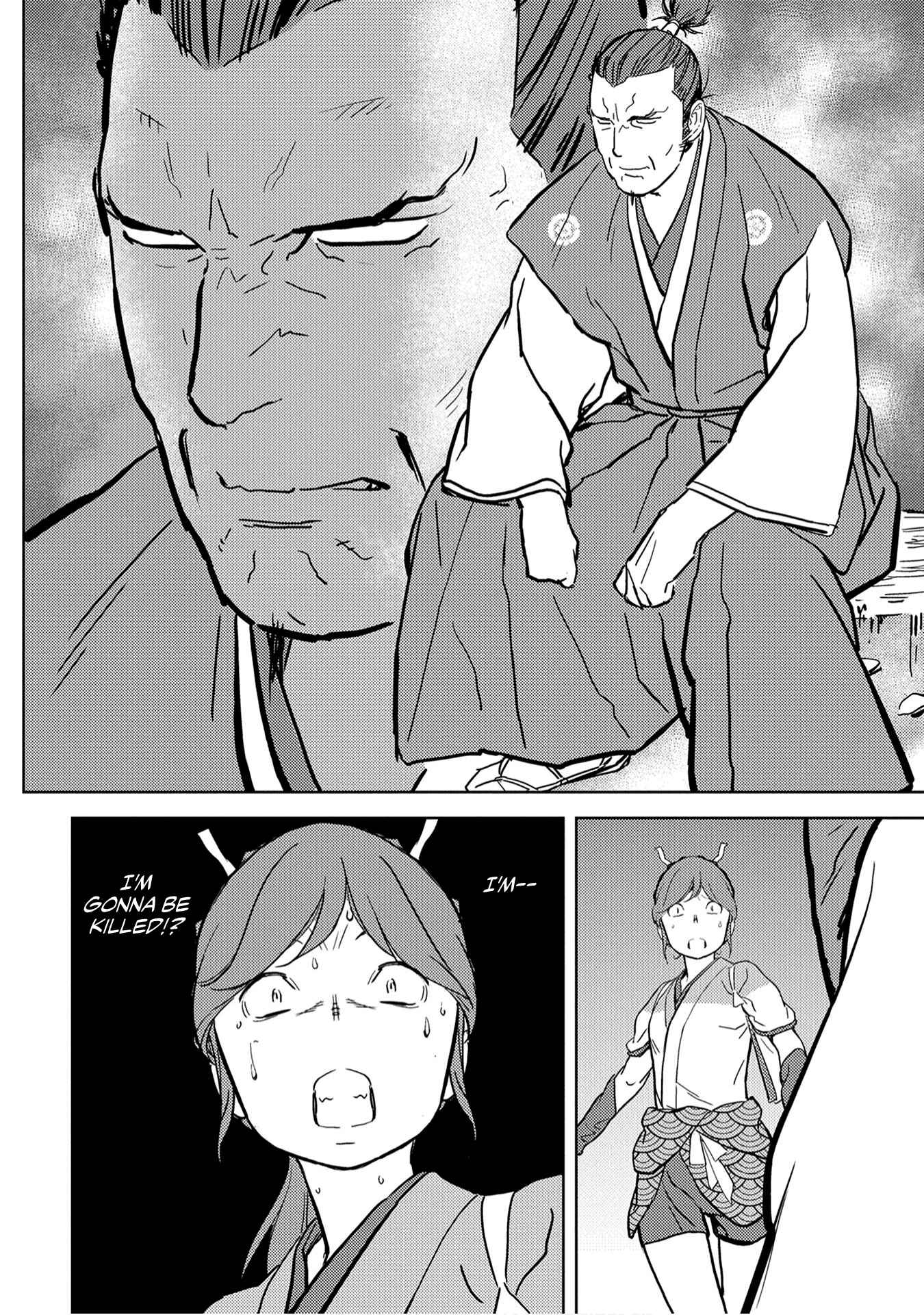 Sengoku Komachi Kuroutan: Noukou Giga Chapter 15 page 34