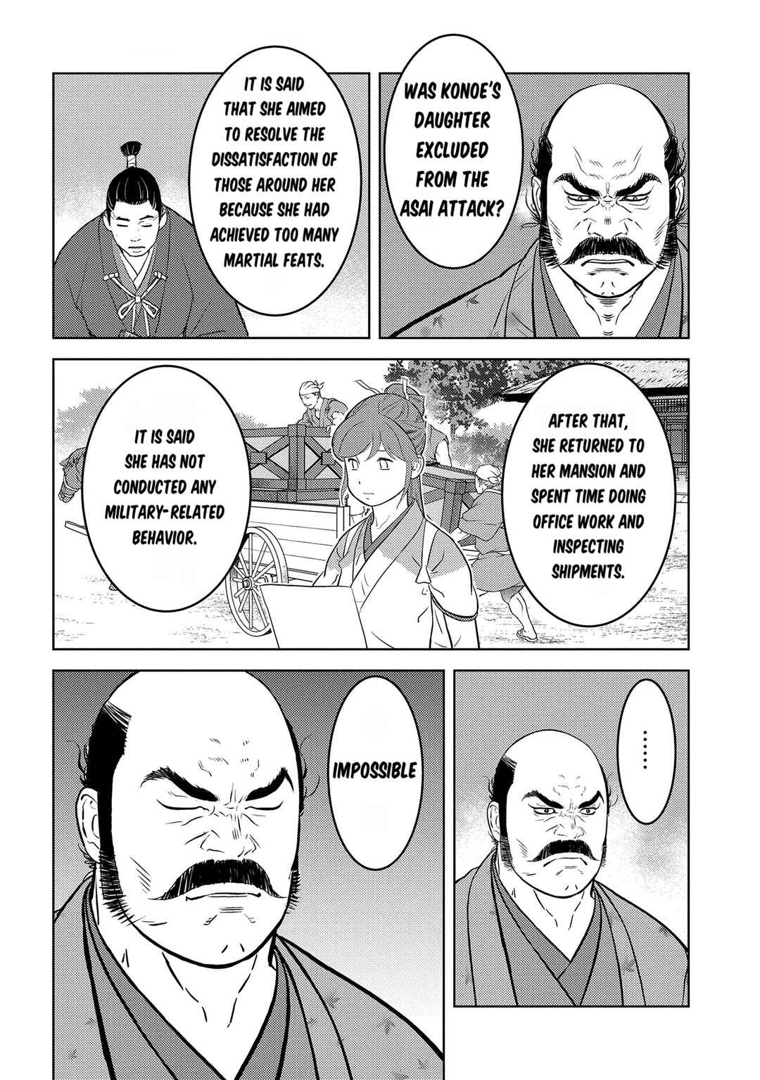 Sengoku Komachi Kuroutan: Noukou Giga Chapter 76 page 15