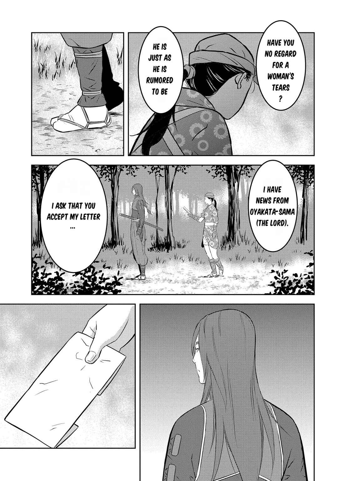 Sengoku Komachi Kuroutan: Noukou Giga Chapter 76 page 22