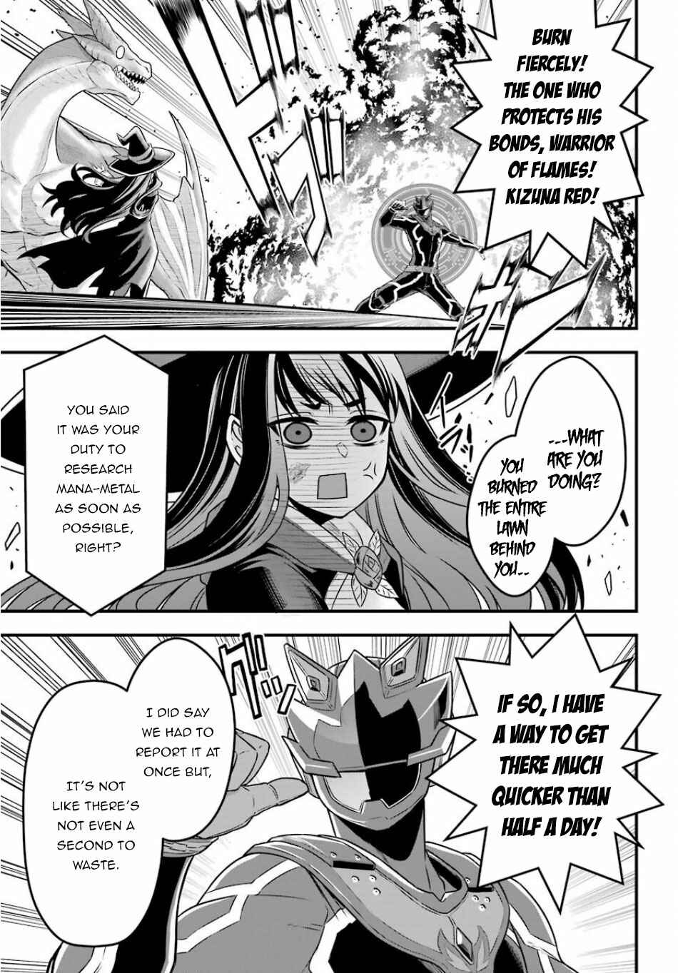 Sentai Red Isekai de Boukensha ni Naru Chapter 1 page 23