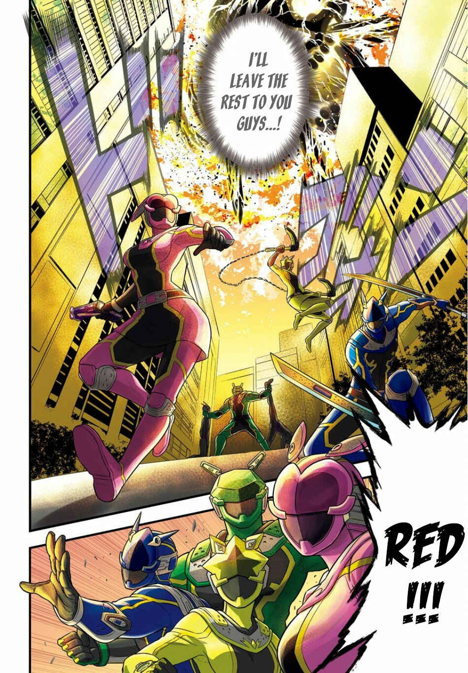 Sentai Red Isekai de Boukensha ni Naru Chapter 1 page 2