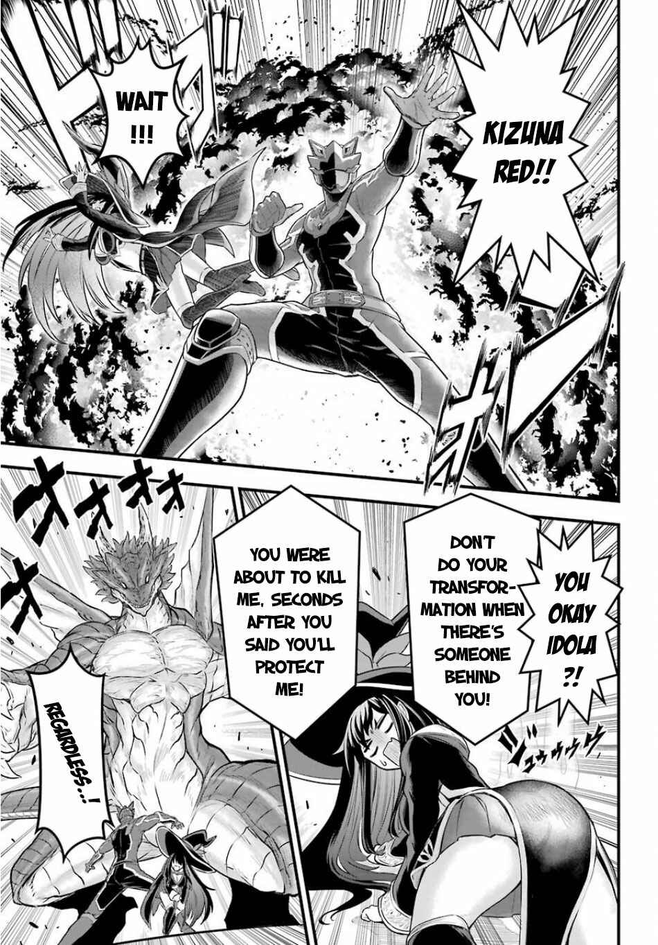 Sentai Red Isekai de Boukensha ni Naru Chapter 1 page 44
