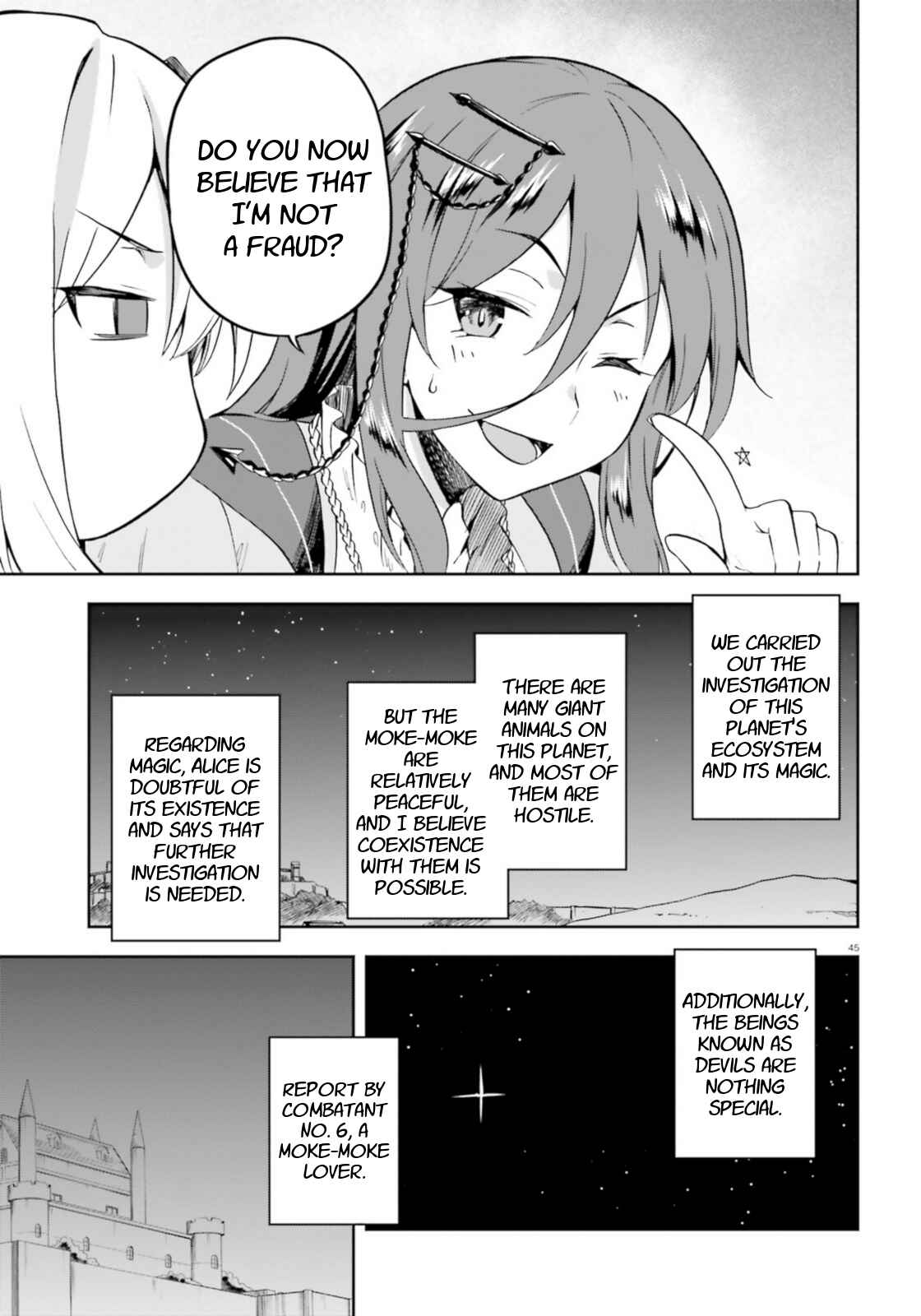 Sentouin, Hakenshimasu! Chapter 18 page 44