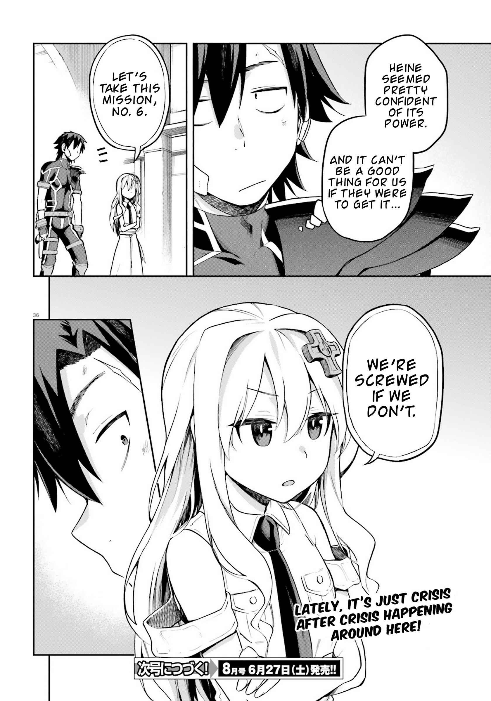 Sentouin, Hakenshimasu! Chapter 23 page 34