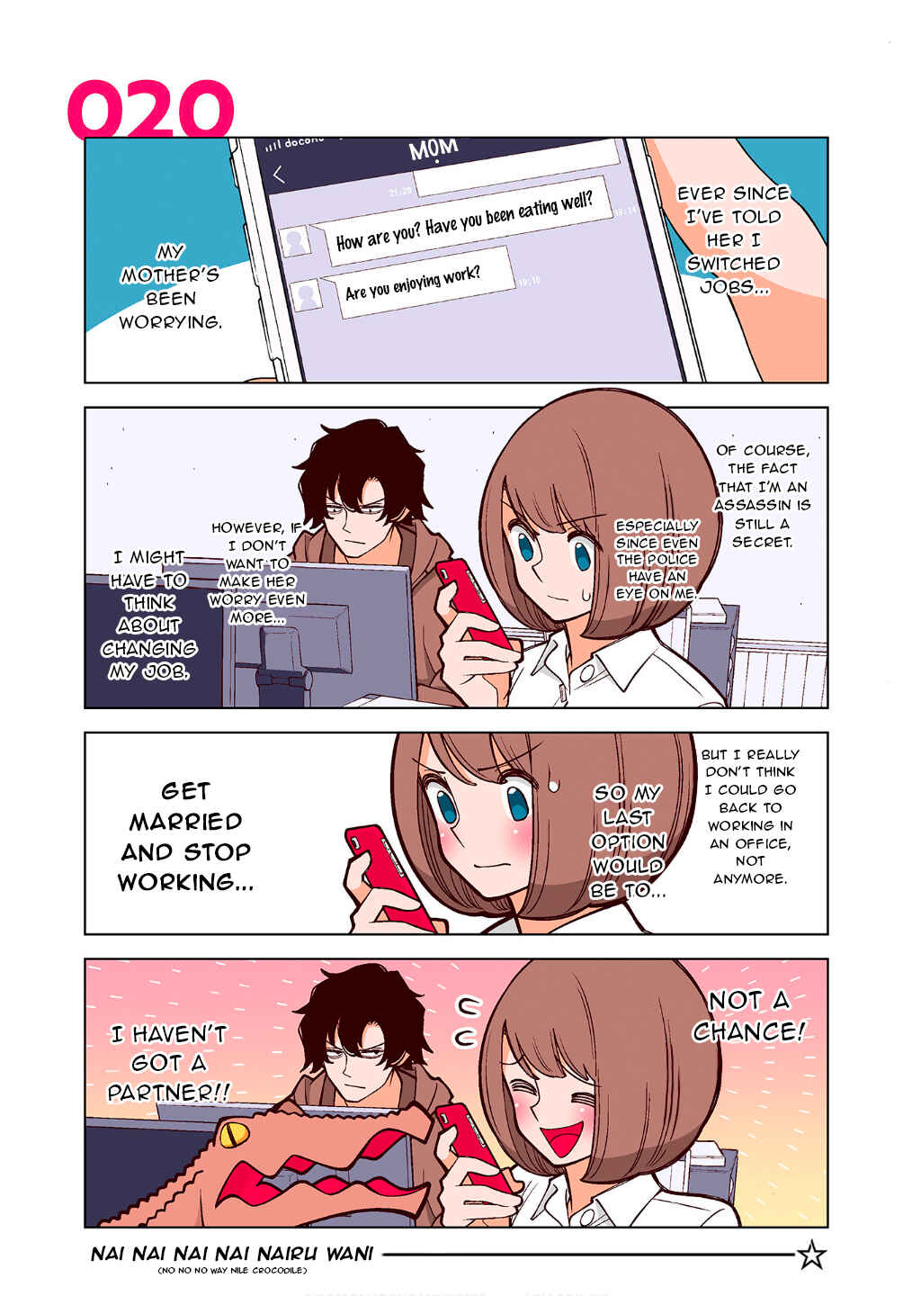 Shiawase Kanako no Koroshiya Seikatsu Chapter 20 page 0