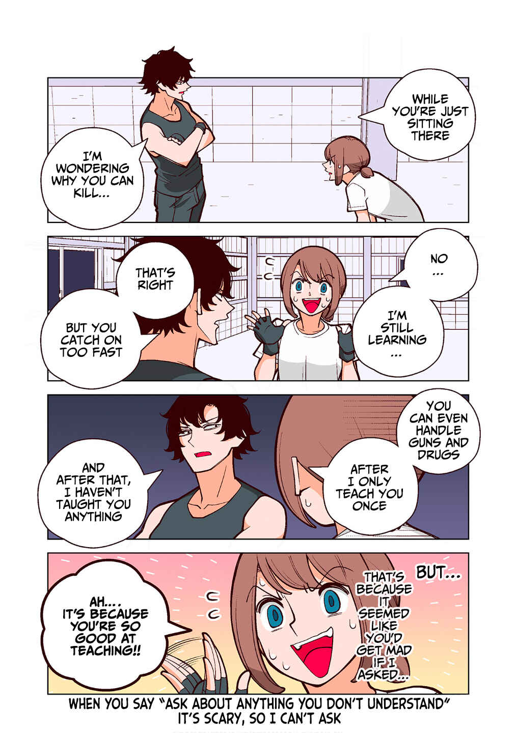 Shiawase Kanako no Koroshiya Seikatsu Chapter 31 page 1