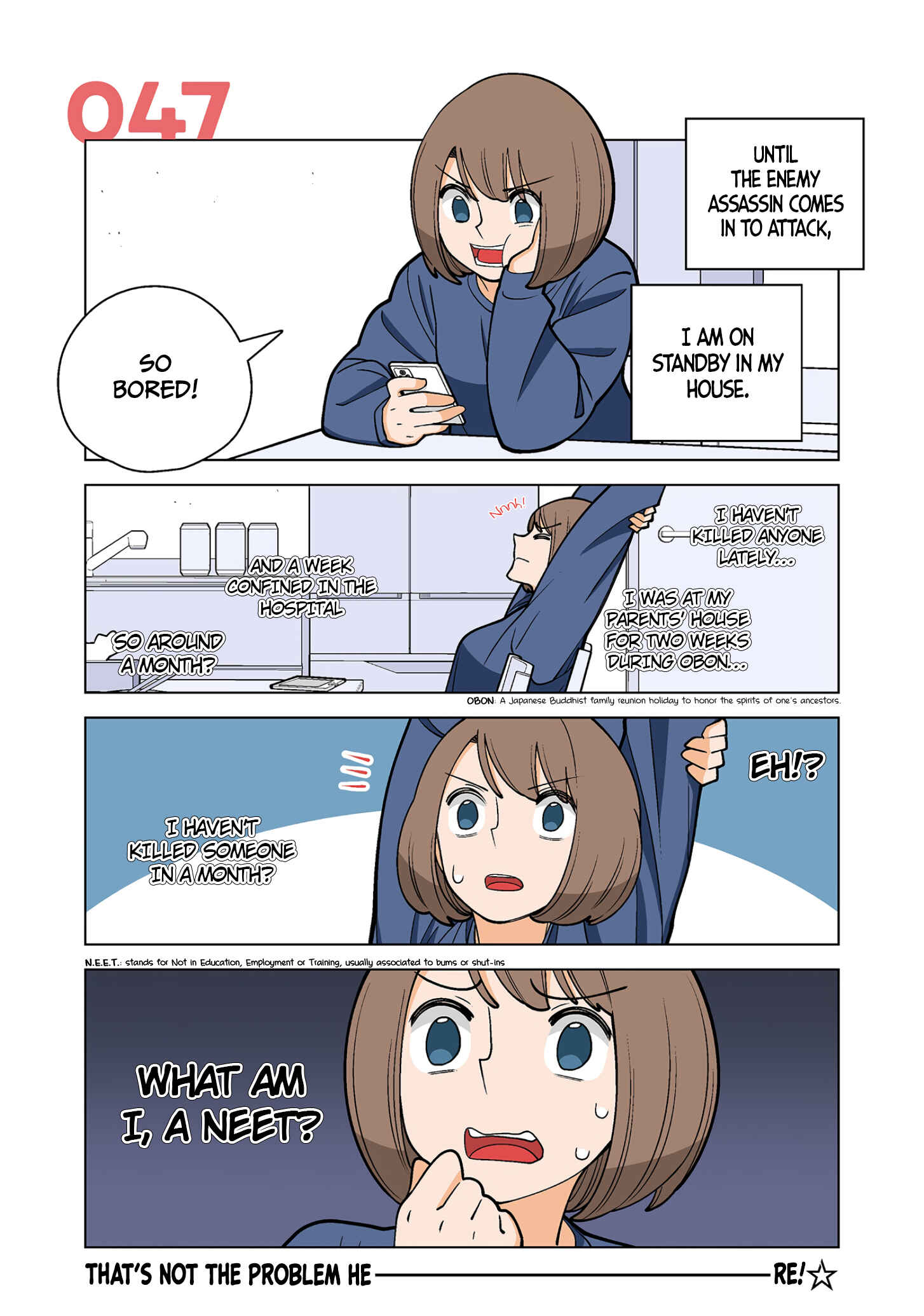 Shiawase Kanako no Koroshiya Seikatsu Chapter 47 page 0