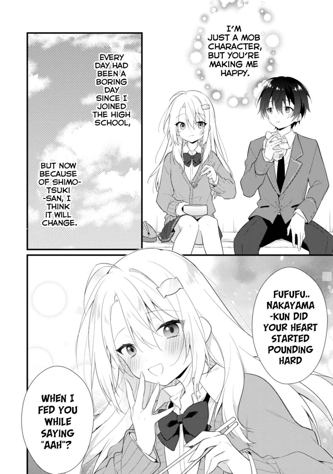 Shimotsuki-san wa Mobu ga Suki ~Hitomishiri na Kanojo wa Ore ni Dake Dere Amai~ Chapter 2 page 18