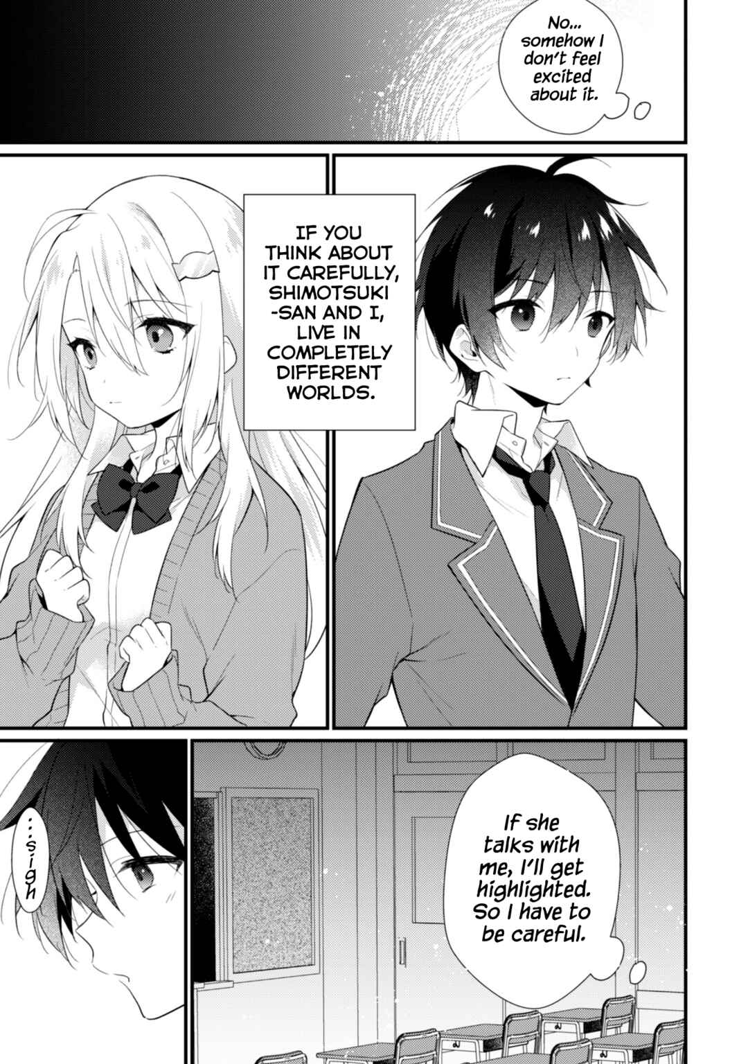 Shimotsuki-san wa Mobu ga Suki ~Hitomishiri na Kanojo wa Ore ni Dake Dere Amai~ Chapter 2 page 7