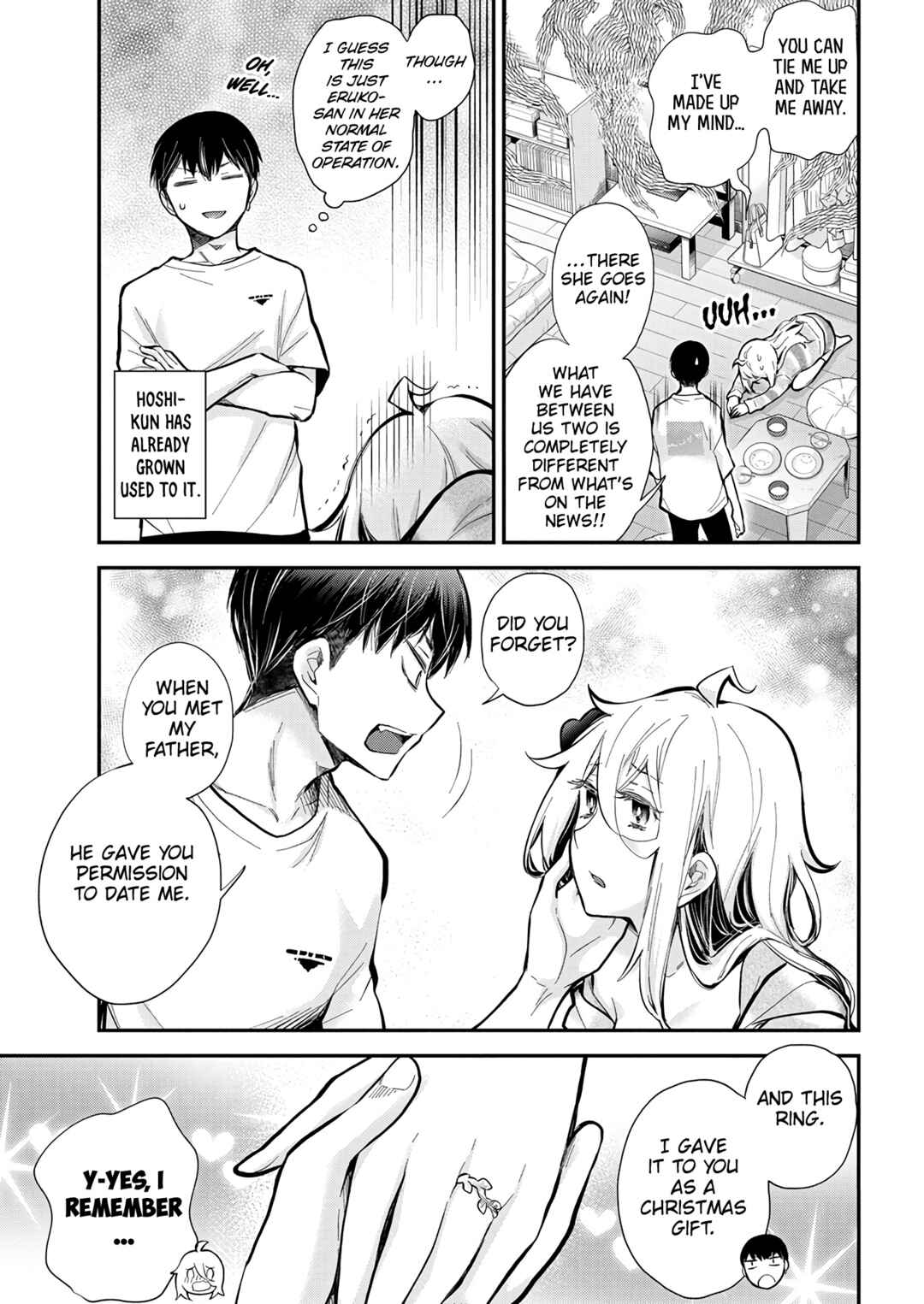 Shingeki no Eroko-san ~Hen na Oneesan wa Danshikousei to Nakayoku Naritai~ Chapter 44 page 4