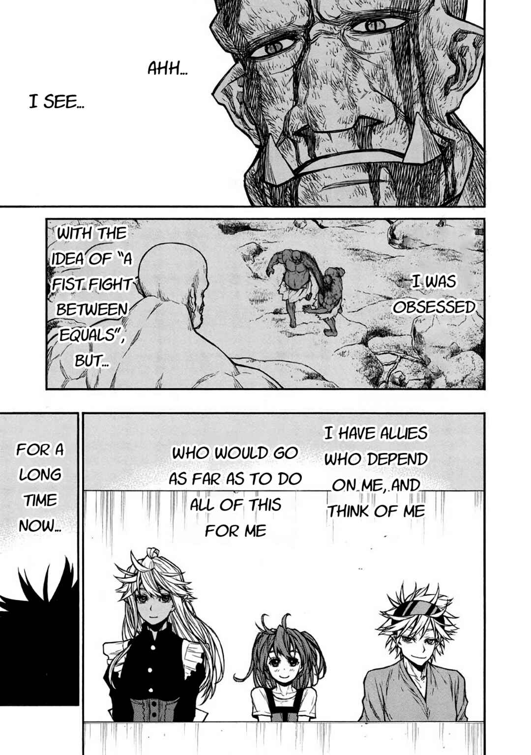 Shinmai Ossan Boukensha, Saikyou Party ni Shinu hodo Kitaerarete Muteki ni Naru. Chapter 34 page 9