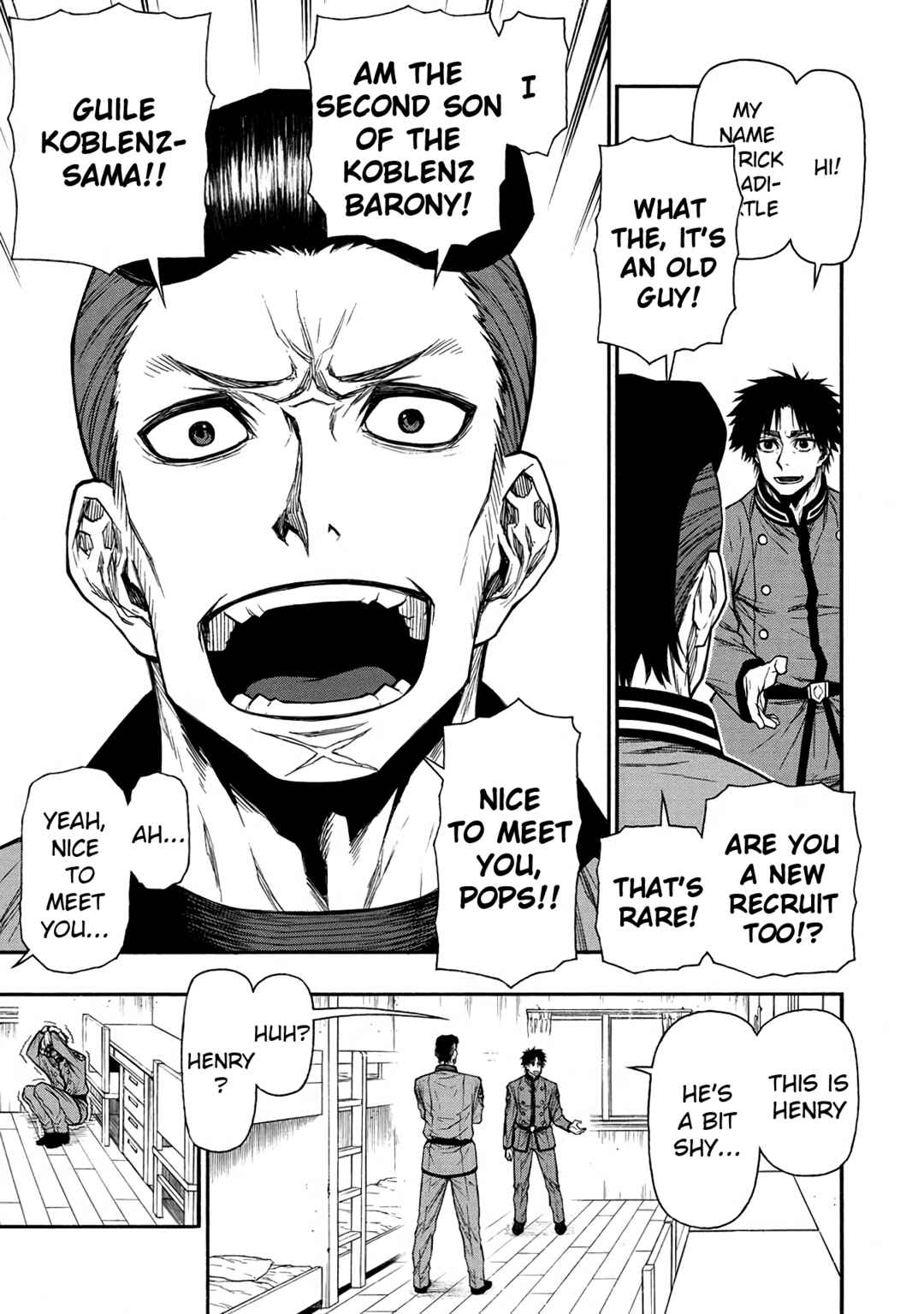 Shinmai Ossan Boukensha, Saikyou Party ni Shinu hodo Kitaerarete Muteki ni Naru. Chapter 38 page 12