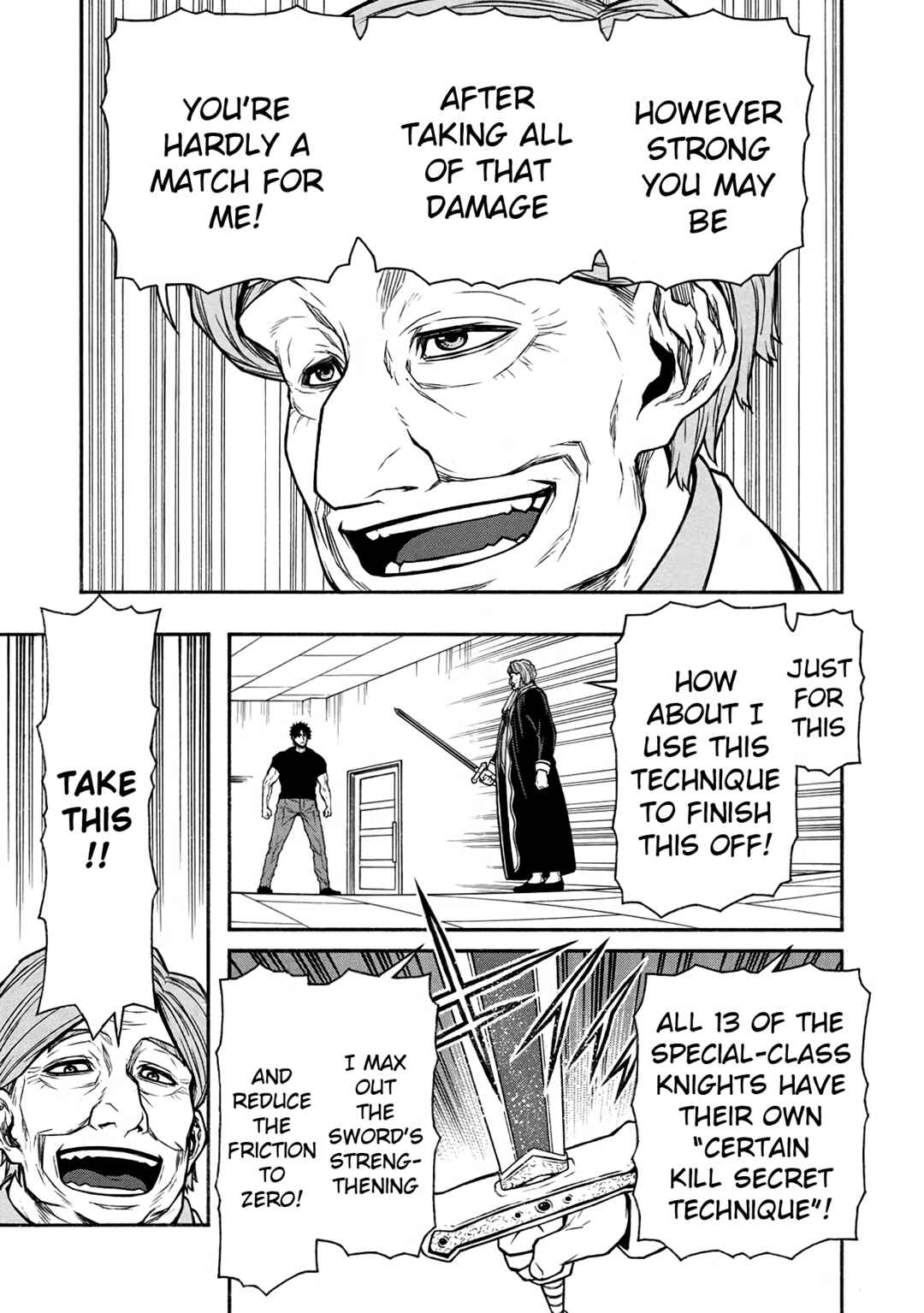 Shinmai Ossan Boukensha, Saikyou Party ni Shinu hodo Kitaerarete Muteki ni Naru. Chapter 50 page 23