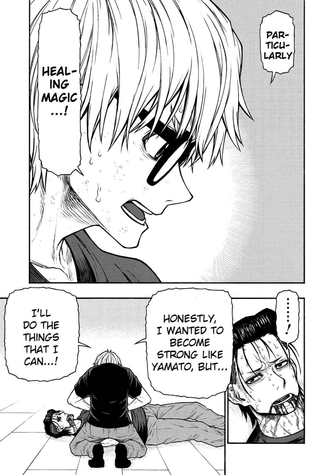 Shinmai Ossan Boukensha, Saikyou Party ni Shinu hodo Kitaerarete Muteki ni Naru. Chapter 50 page 3