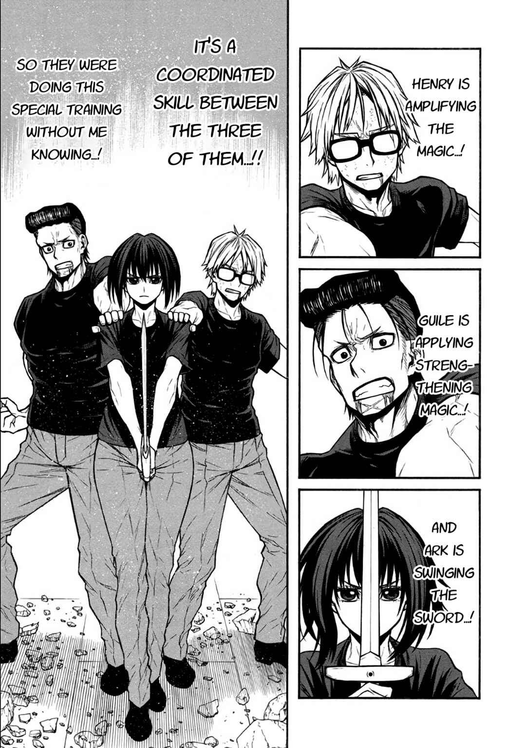 Shinmai Ossan Boukensha, Saikyou Party ni Shinu hodo Kitaerarete Muteki ni Naru. Chapter 51 page 19