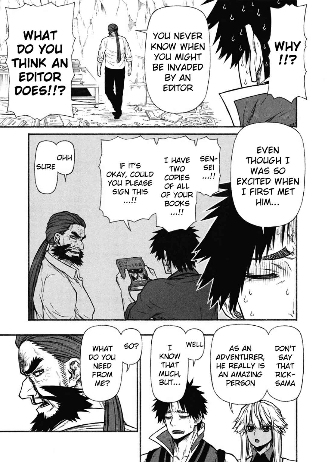 Shinmai Ossan Boukensha, Saikyou Party ni Shinu hodo Kitaerarete Muteki ni Naru. Chapter 59 page 16