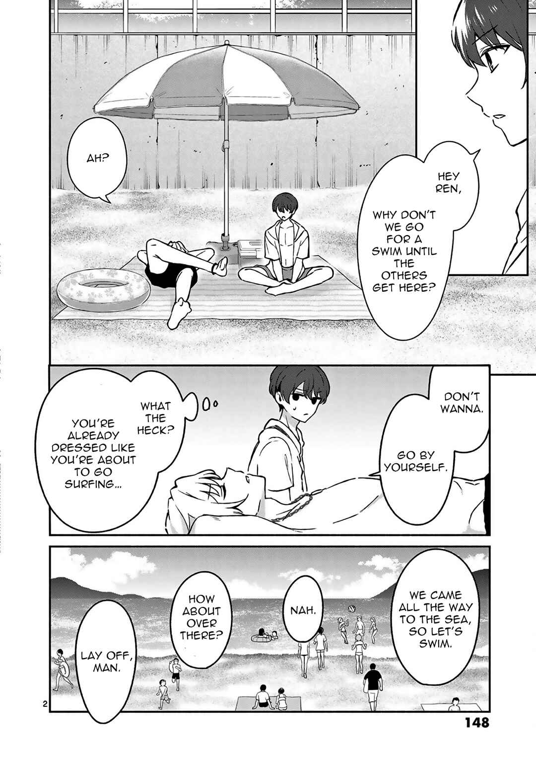 Shiotaiou no Sato-san ga Ore ni dake Amai Chapter 28 page 2