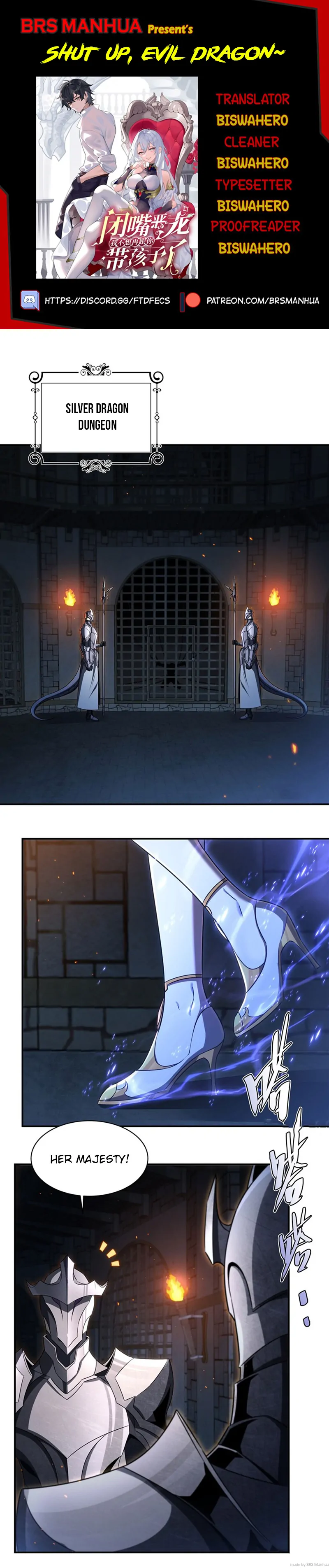 Shut Up, Evil Dragon! I Don’t Want To Raise A Child With You Anymore Chapter 1 page 0
