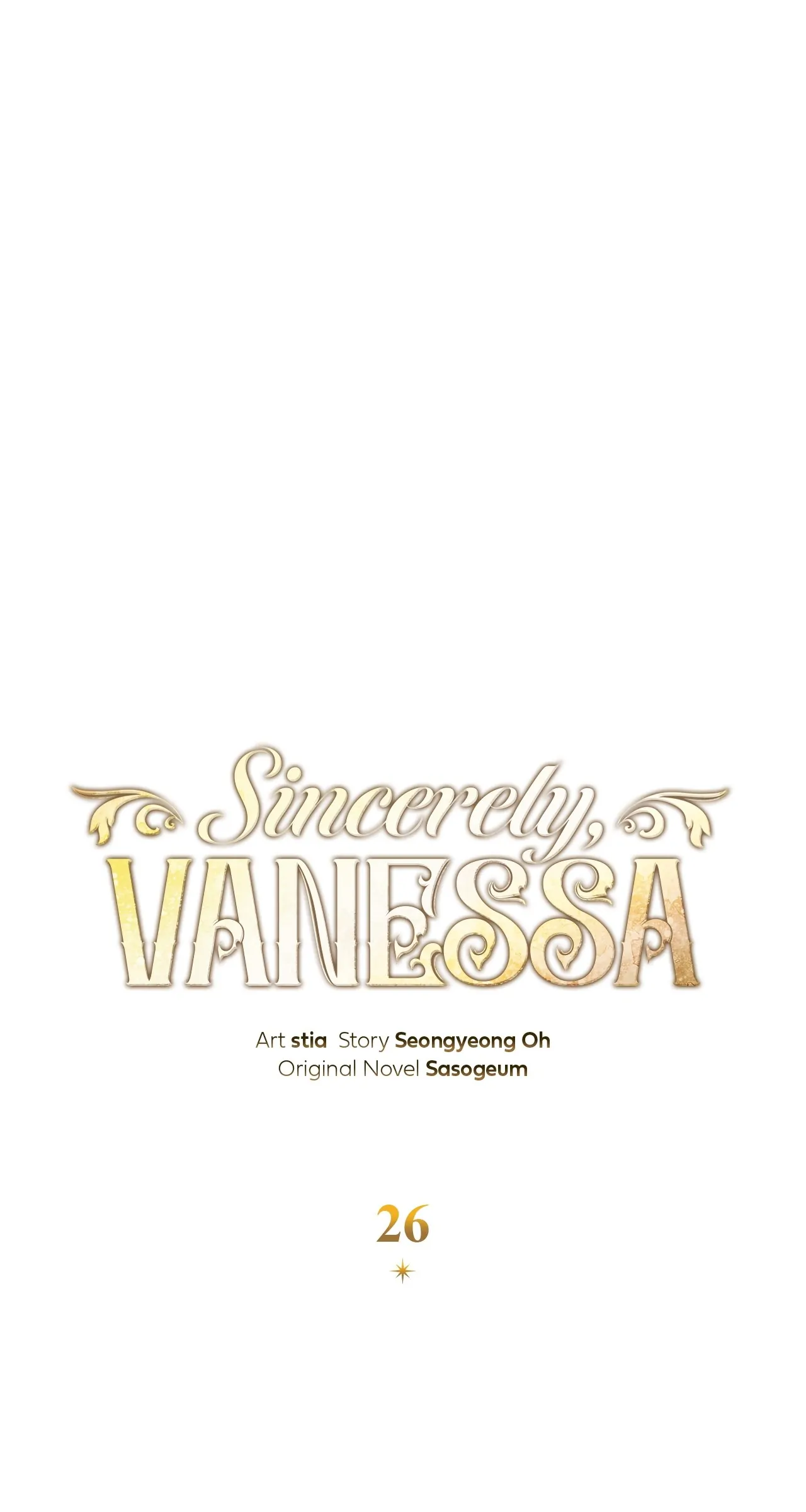 Sincerely, Vanessa Chapter 26 page 12