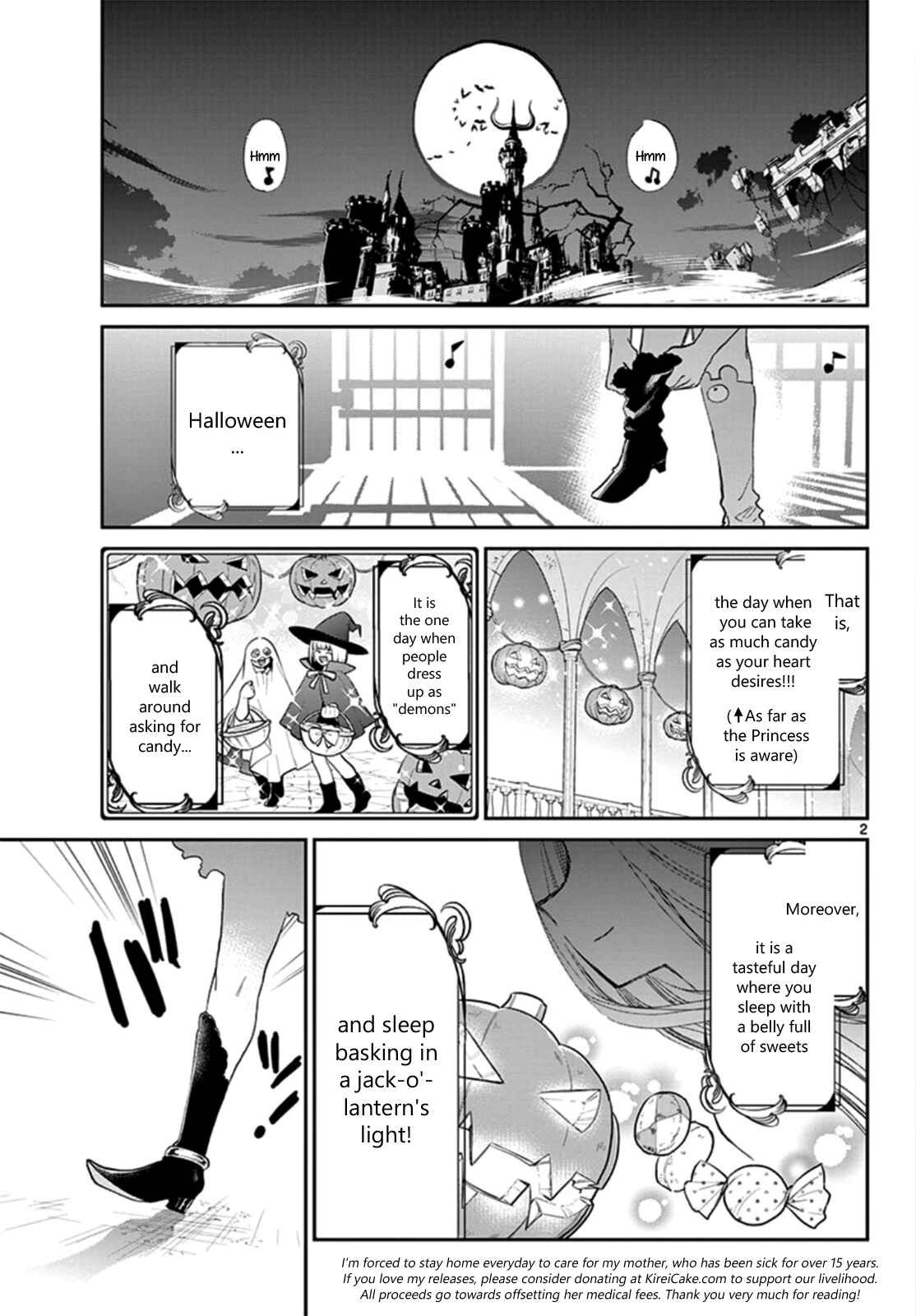 Sleepy Princess in the Demon Castle Chapter 73 page 1