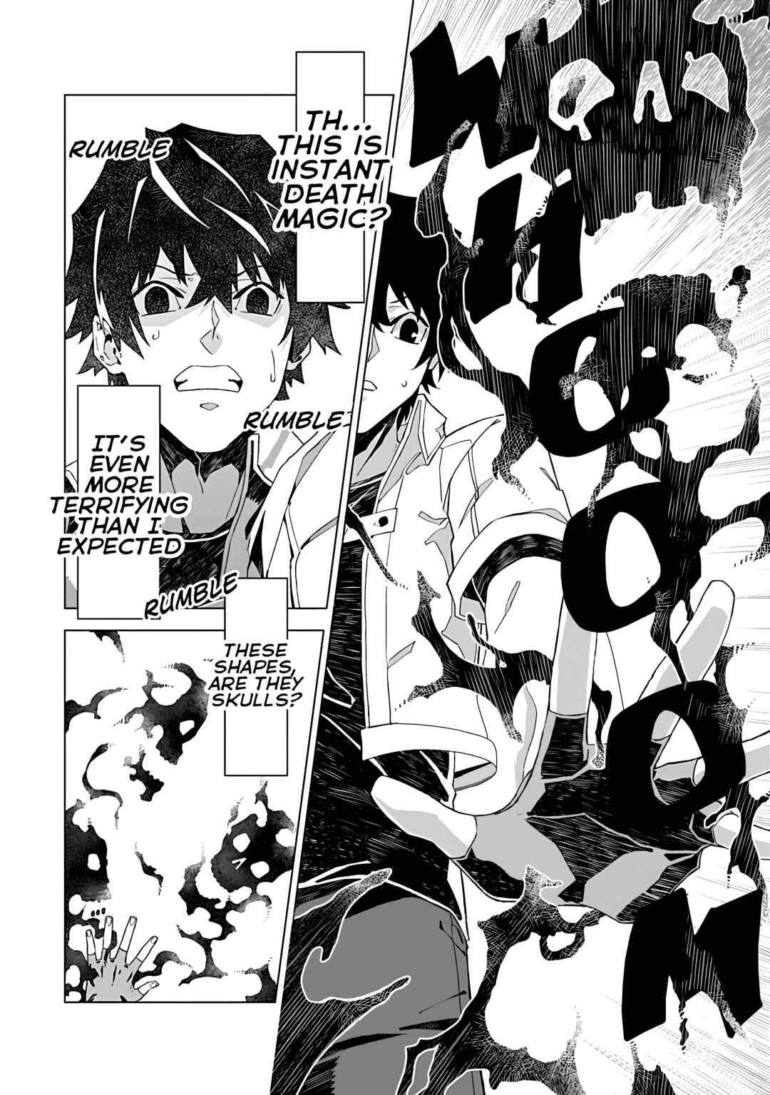 Sokushi to Hametsu no Saijaku Majutsushi Chapter 1 page 28