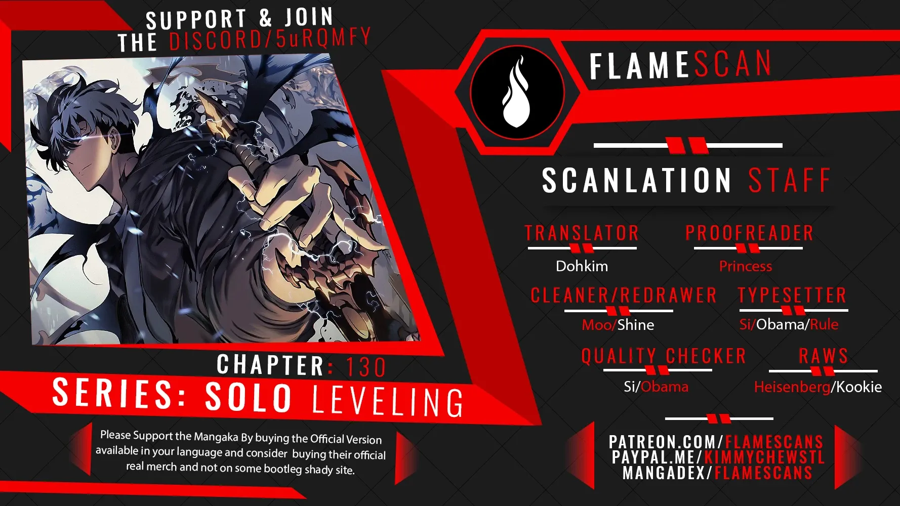 Solo Leveling Chapter 130 page 0