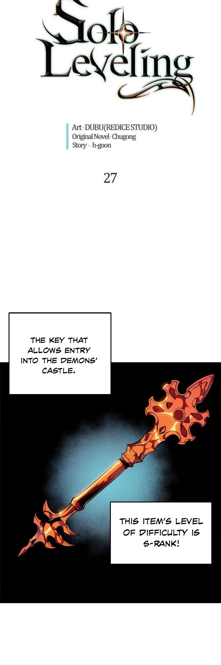 Solo Leveling Chapter 27 page 1