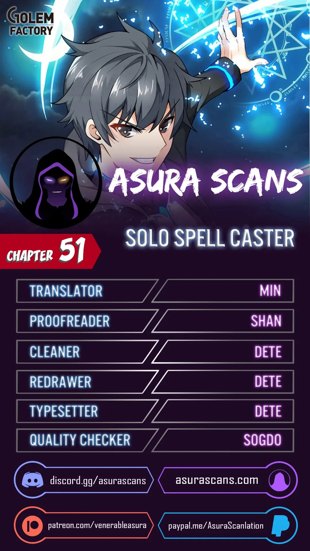 Solo Spell Caster Chapter 51 page 0