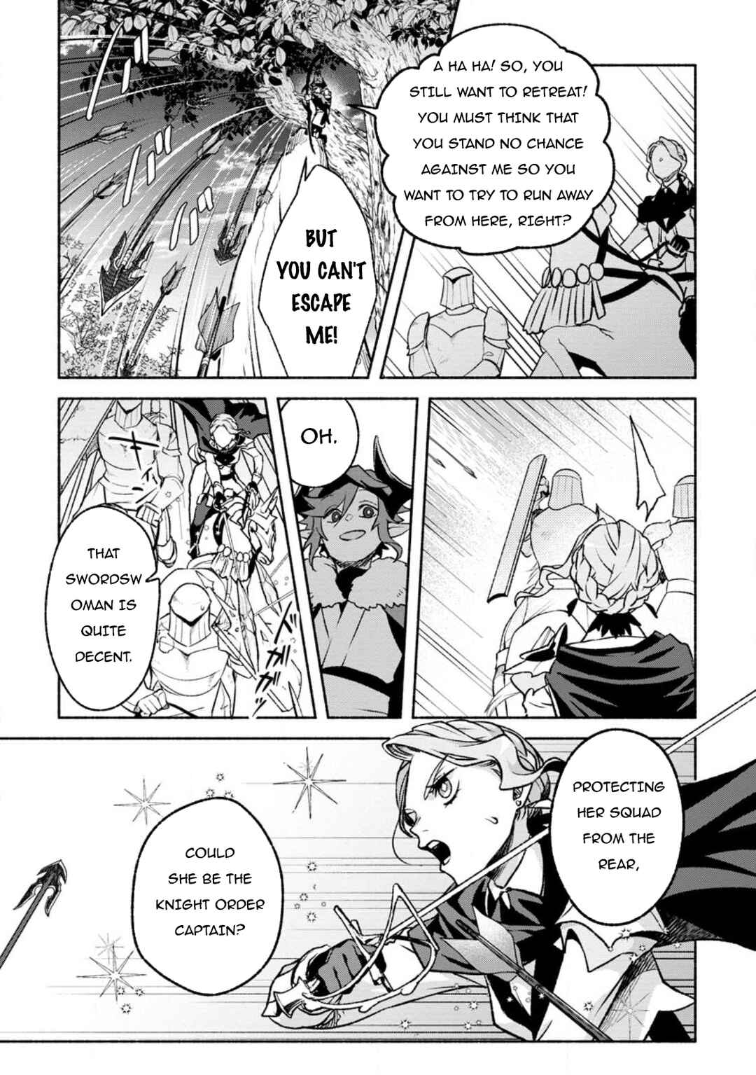 Sono Monban, Saikyou Nitsuki ~Tsuihou Sareta Bougyo Ryoku 9999 no Senshi, Outo no Monban Toshite Musou Suru~ Chapter 24 page 9