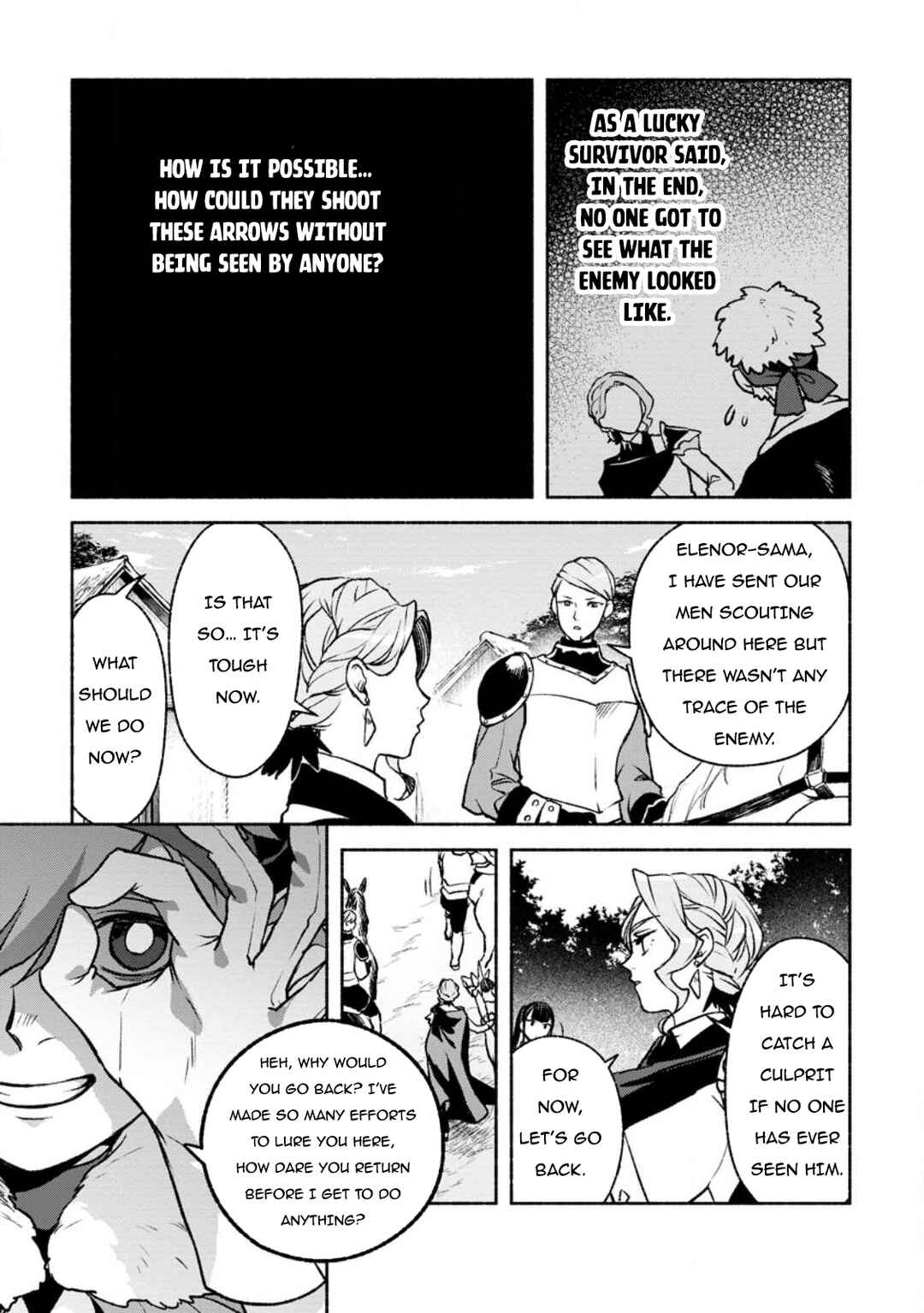 Sono Monban, Saikyou Nitsuki ~Tsuihou Sareta Bougyo Ryoku 9999 no Senshi, Outo no Monban Toshite Musou Suru~ Chapter 24 page 3