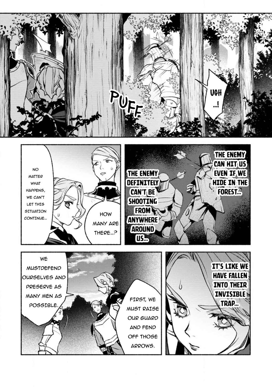 Sono Monban, Saikyou Nitsuki ~Tsuihou Sareta Bougyo Ryoku 9999 no Senshi, Outo no Monban Toshite Musou Suru~ Chapter 24 page 7