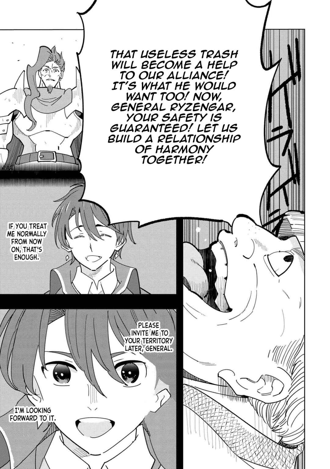Souzou Renkinjutsushi wa Jiyuu wo Ouka suru: Kokyou wo Tsuihou saretara, Maou no Ohizamoto de Chouzetsu Kouka no Magic Item Tsukuri-houdai ni Narimashita Chapter 11.1 page 13