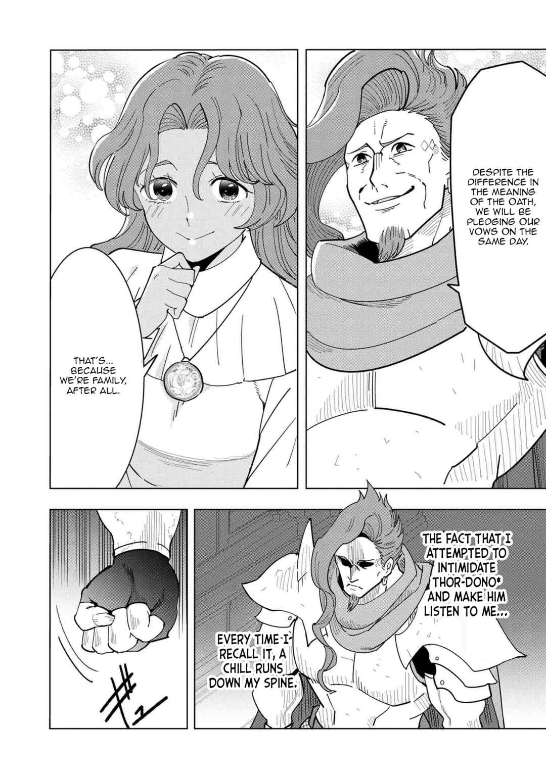 Souzou Renkinjutsushi wa Jiyuu wo Ouka suru: Kokyou wo Tsuihou saretara, Maou no Ohizamoto de Chouzetsu Kouka no Magic Item Tsukuri-houdai ni Narimashita Chapter 11.1 page 4