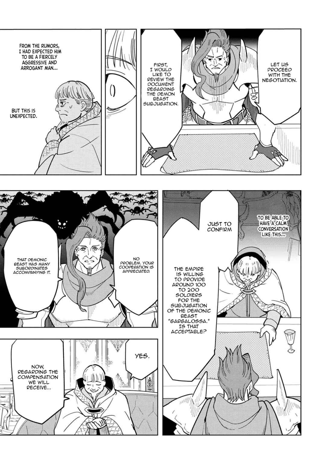 Souzou Renkinjutsushi wa Jiyuu wo Ouka suru: Kokyou wo Tsuihou saretara, Maou no Ohizamoto de Chouzetsu Kouka no Magic Item Tsukuri-houdai ni Narimashita Chapter 11.1 page 7