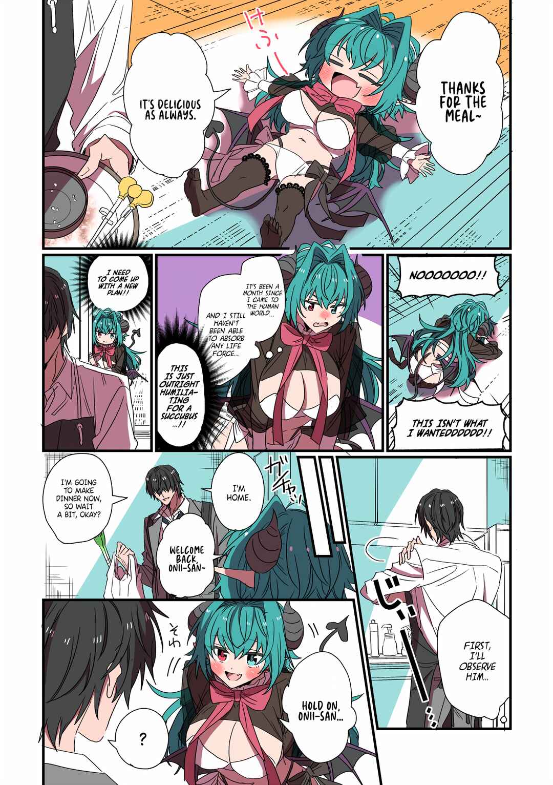 Succubus ga Yattekita Ohanashi Chapter 6 page 0