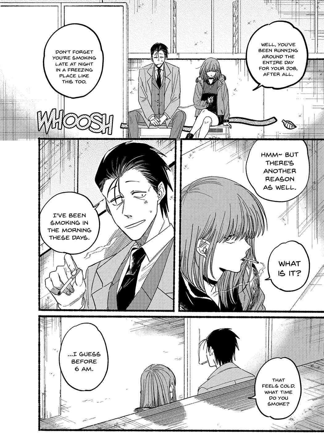 Super no Ura de Yani Suu Futari Chapter 25.6 page 1