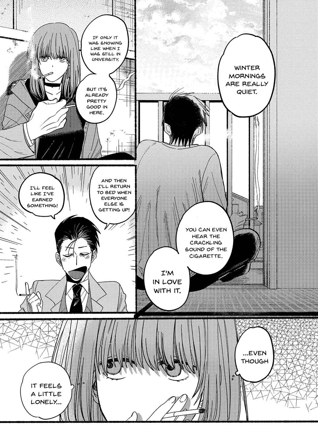 Super no Ura de Yani Suu Futari Chapter 25.6 page 2