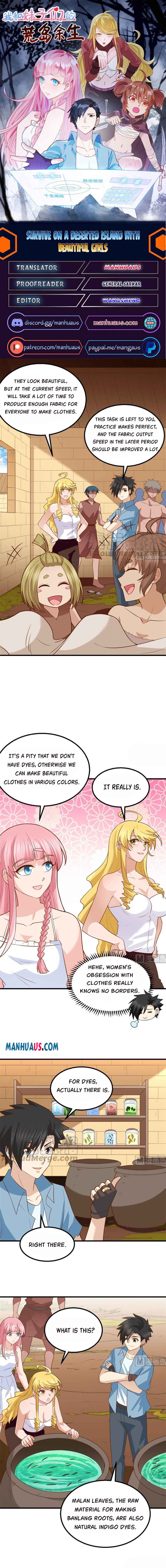Survive on a deserted island with beautiful girls Chapter 141 page 0