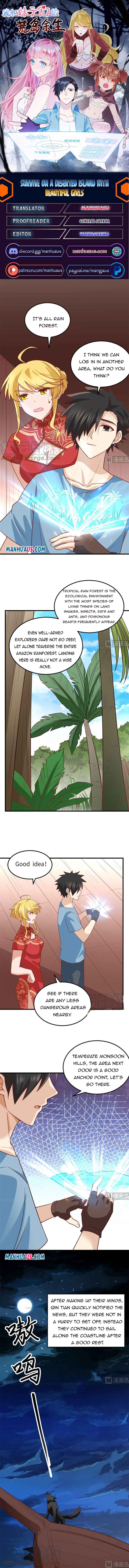 Survive on a deserted island with beautiful girls Chapter 151 page 0
