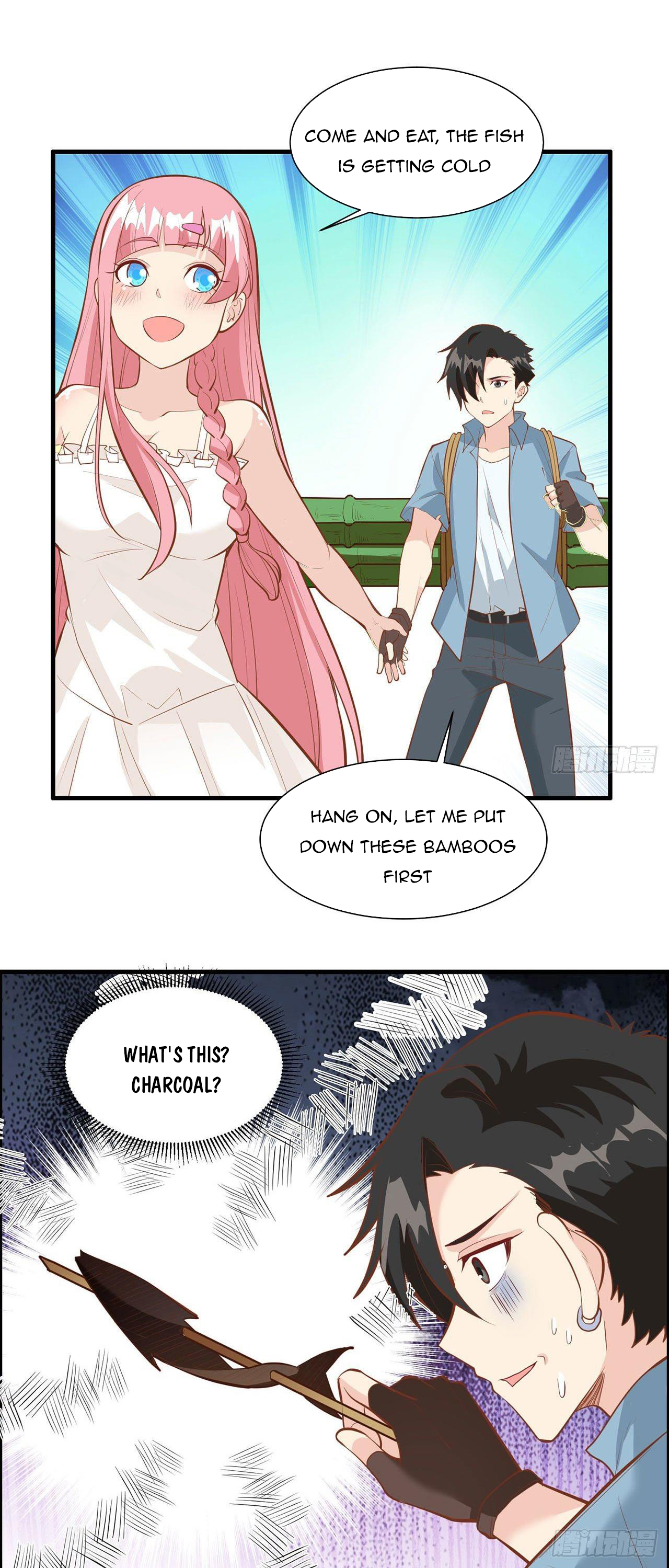 Survive on a deserted island with beautiful girls Chapter 17 page 9
