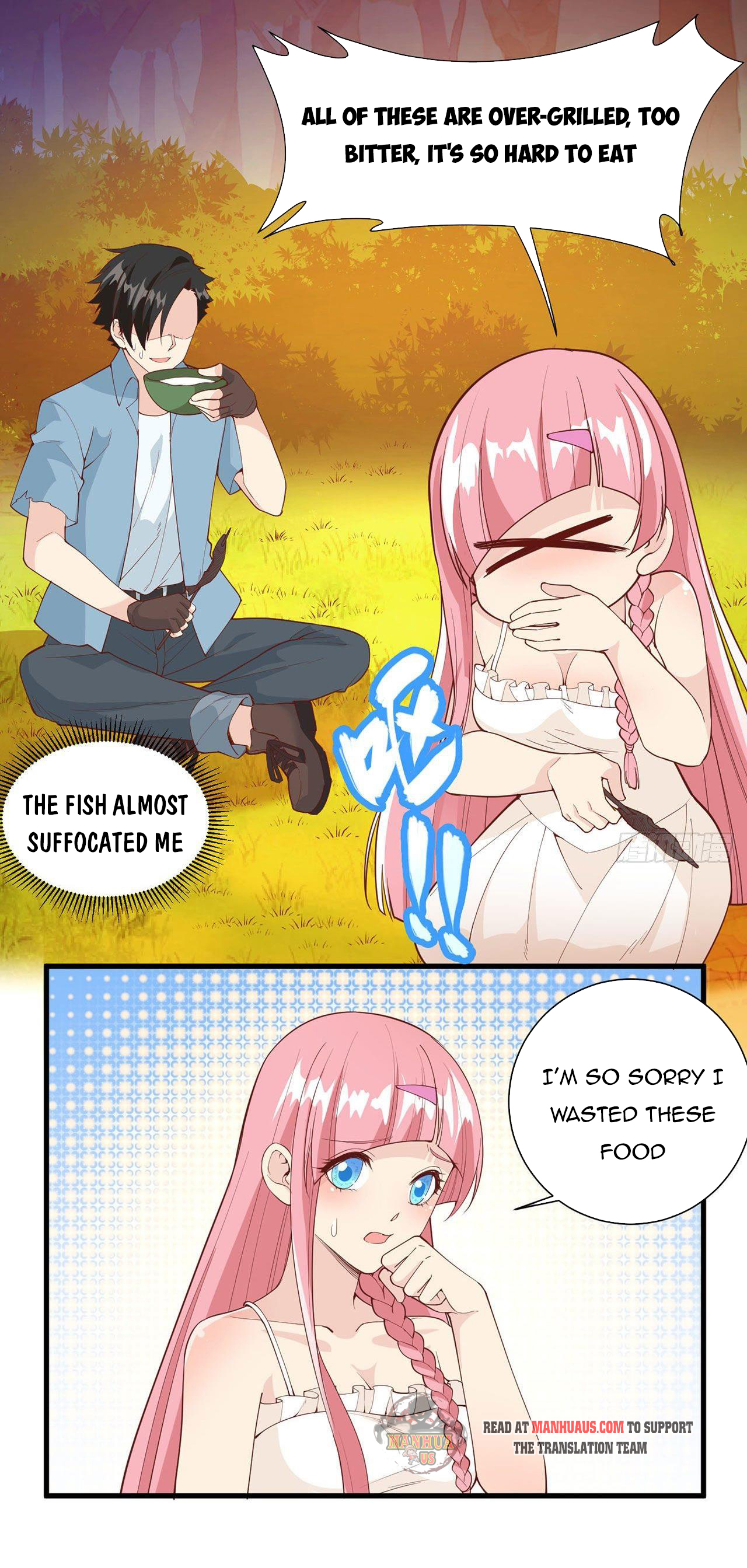Survive on a deserted island with beautiful girls Chapter 17 page 13