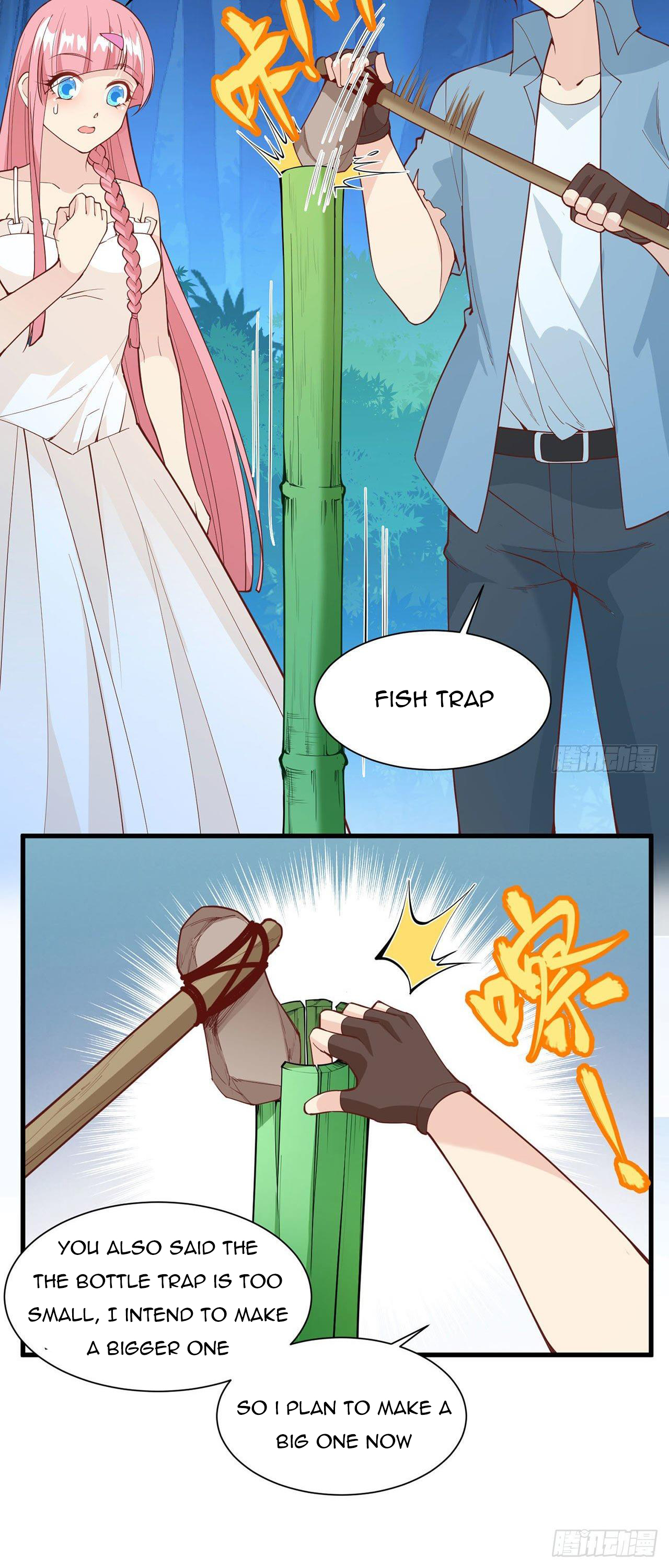Survive on a deserted island with beautiful girls Chapter 17 page 16