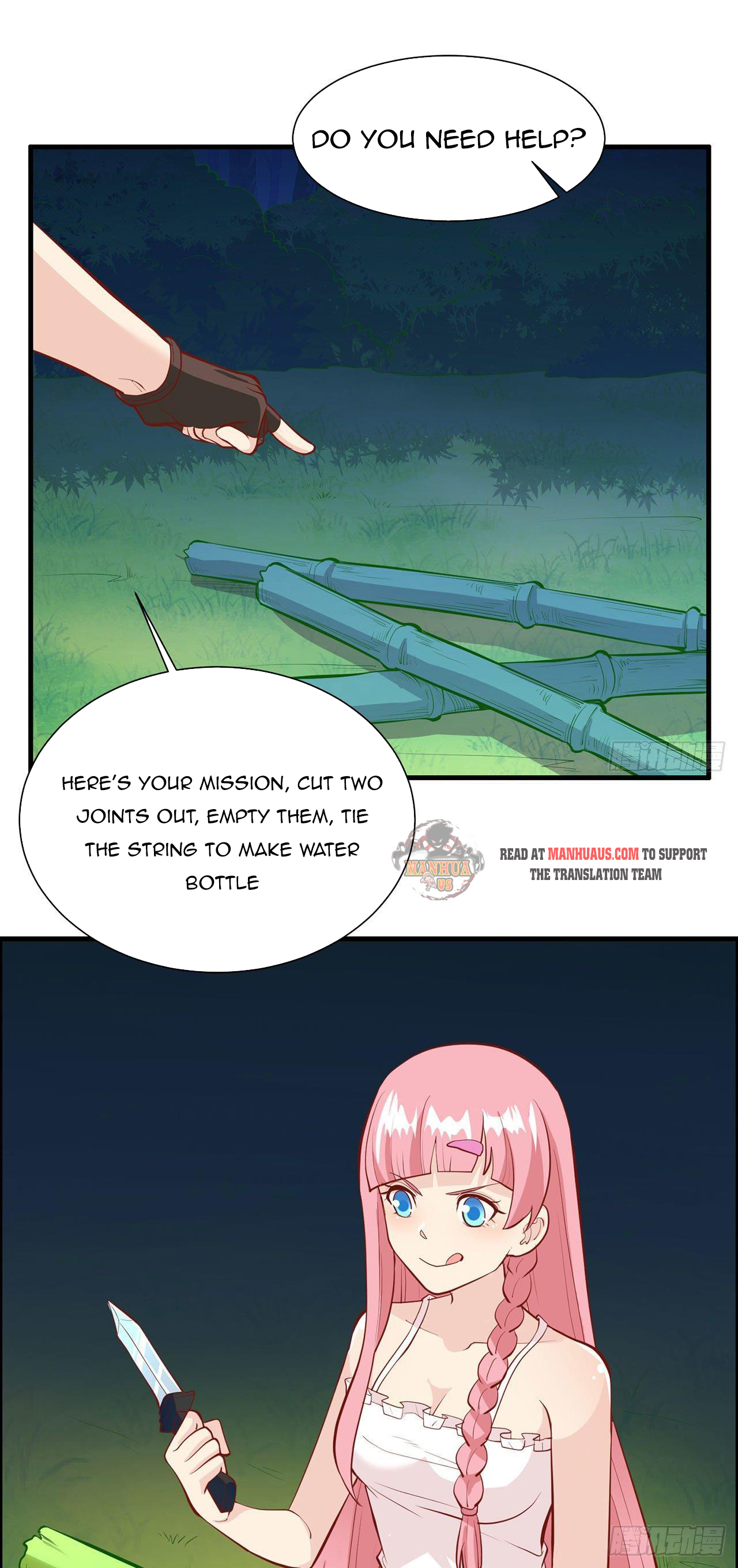 Survive on a deserted island with beautiful girls Chapter 17 page 17