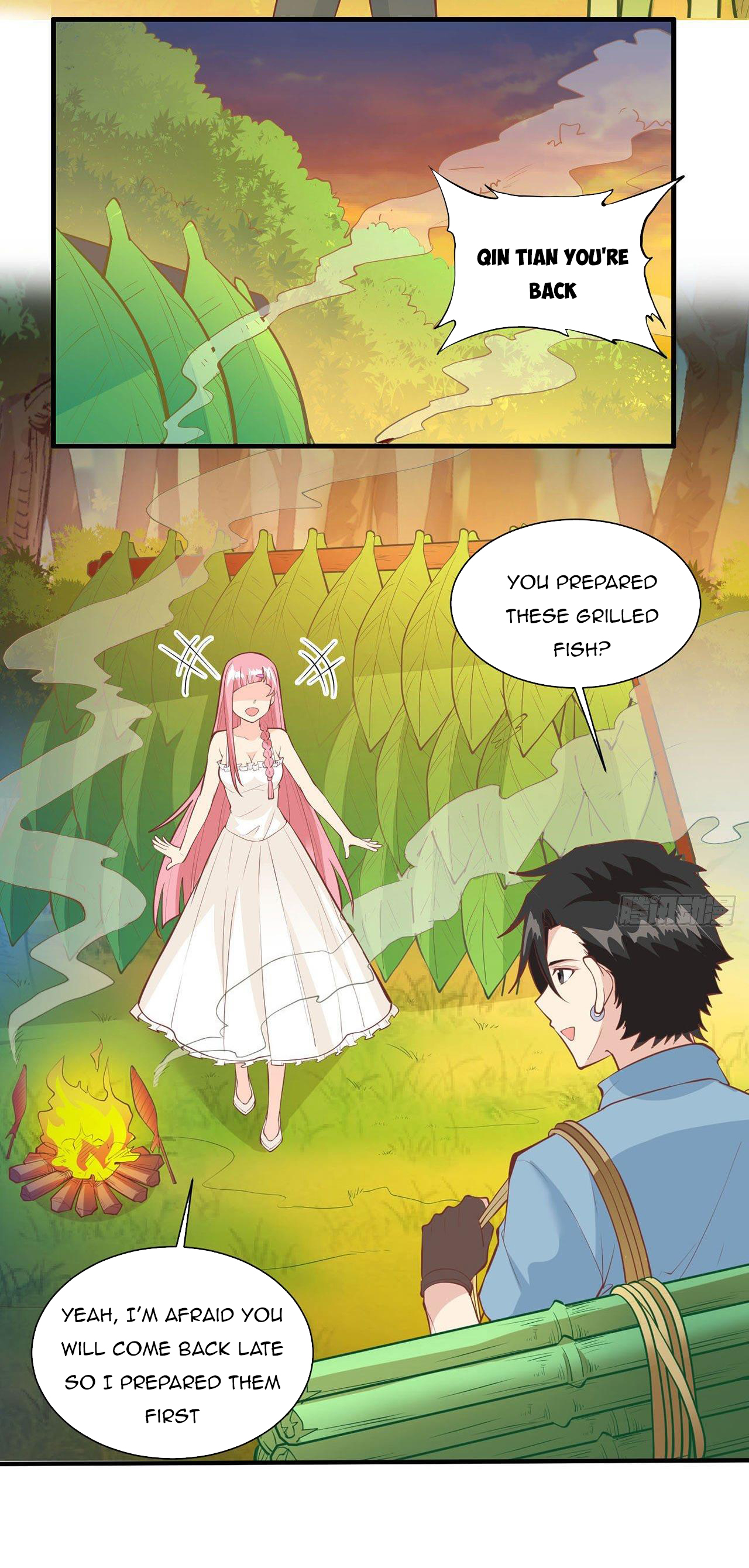 Survive on a deserted island with beautiful girls Chapter 17 page 8