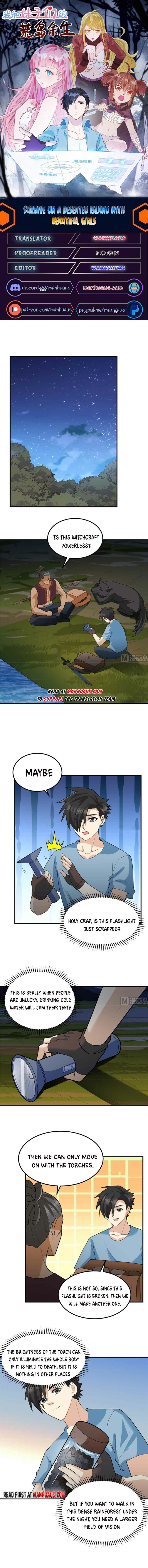 Survive on a deserted island with beautiful girls Chapter 185 page 0