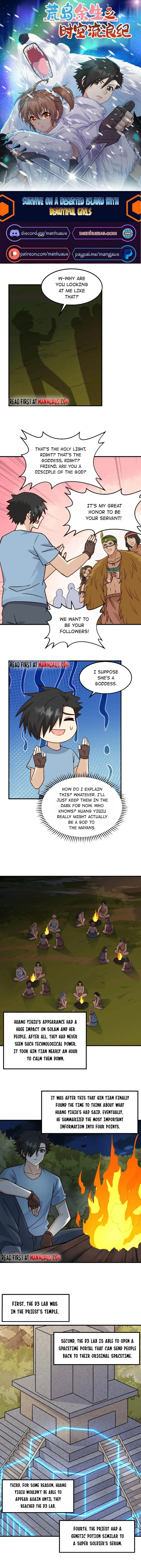 Survive on a deserted island with beautiful girls Chapter 188 page 0