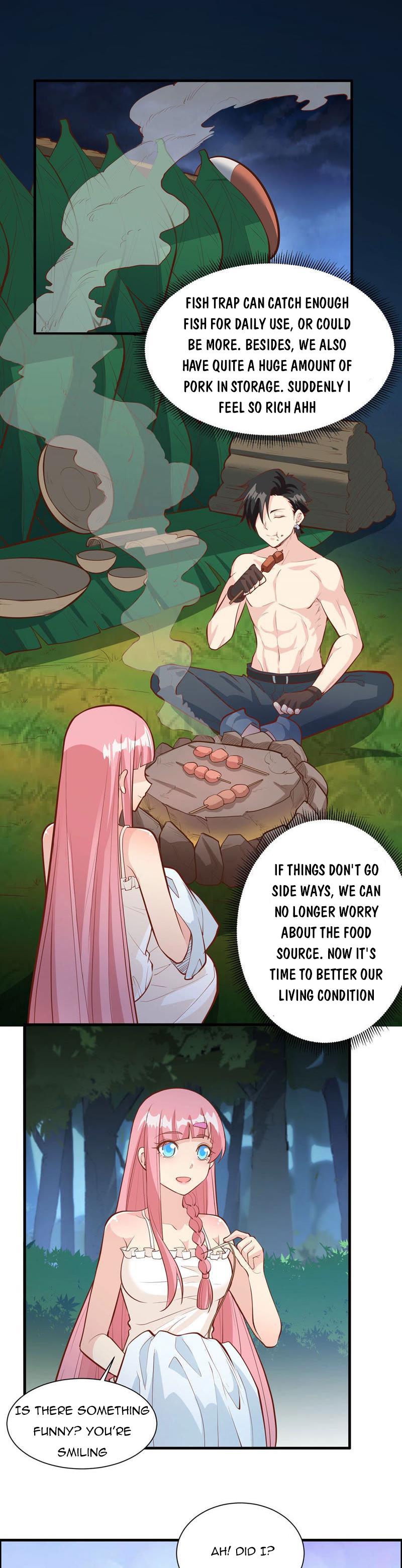 Survive on a deserted island with beautiful girls Chapter 22 page 11