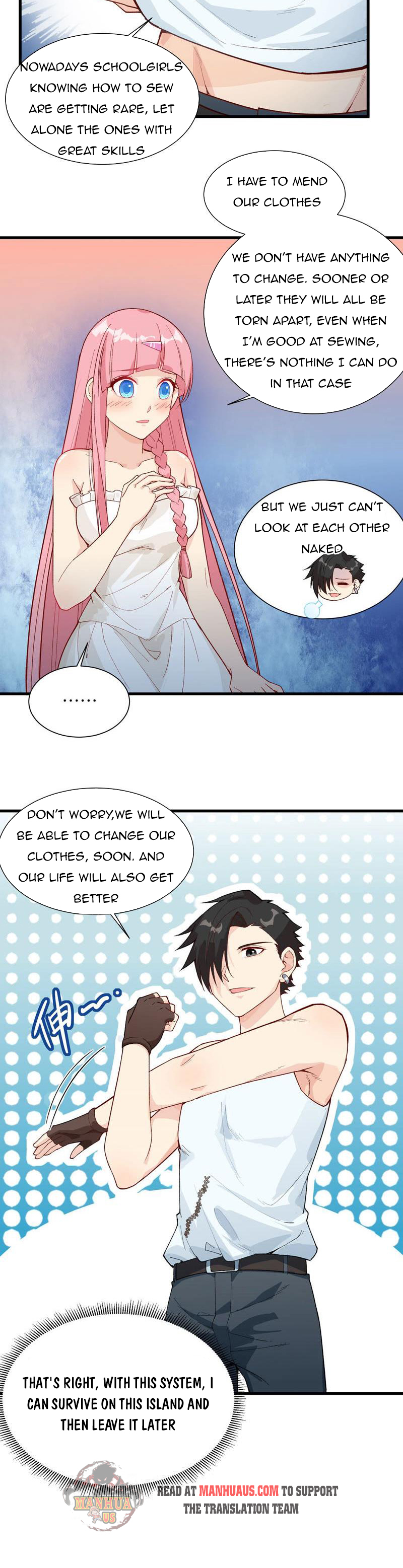 Survive on a deserted island with beautiful girls Chapter 22 page 13